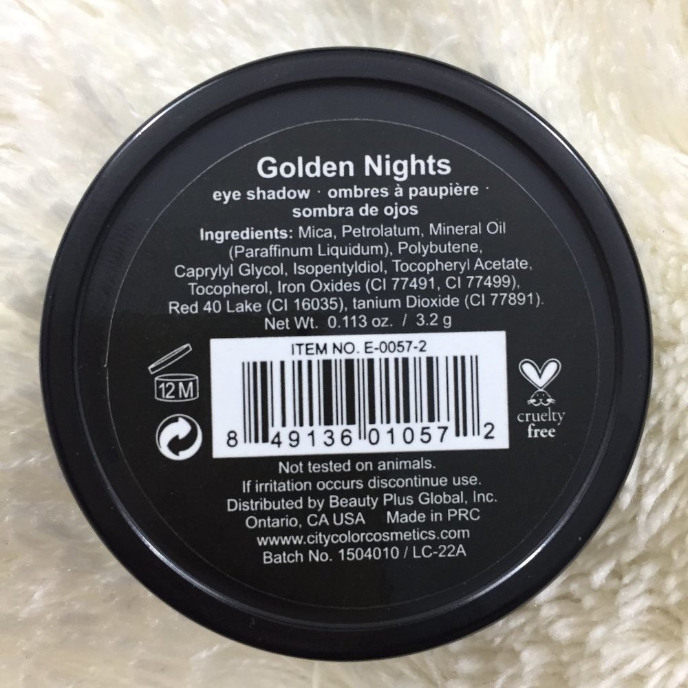 City Color Golden Nights Eye Shadow Make Up BNWT - Picture 3 of 4